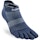 Injinji Run Lightweight No-Show/Coolmax Socks Unisex Blau