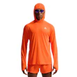 Nike ACG Solar Chase Dri-FIT Hooded UV Shirt Herr Orange
