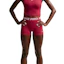 Nike Pro Dri-FIT Mid-Rise 3 Inch Short Tights Women Red