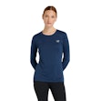 New Balance Core Run Shirt Damen Blau
