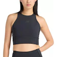 New Balance RC Elite Storage Crop Tank Women Schwarz