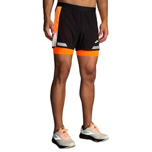 Brooks Run Visible 2in1 5 Inch Short 2.0 Homme Brooks Run Visible 2in1 5 Inch Short 2.0 Homme