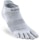 Injinji Run Lightweight No-Show/Coolmax Socks Unisex Grau
