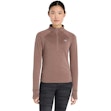 New Balance Athletics Heat Grid Half Zip Shirt Women Braun