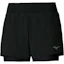 Mizuno Active 4.5 Inch 2-in-1 Shorts Women Black