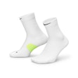 Nike Fast Midweight Micro-Crew Socks Unisex Weiß