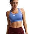 Nike Swoosh Dri-FIT Medium Support Padded Sports Bra Femme Lila