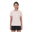 New Balance Sport Essentials T-shirt Femme Rosa