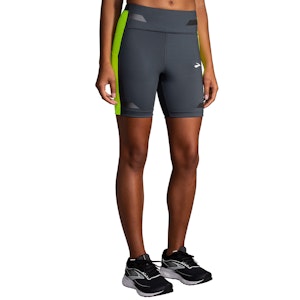 Brooks Run Visible 6 Inch Short Tight Dame Brooks Run Visible 6 Inch Short Tight Dame