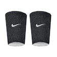 Nike Swoosh Classic Reversible Doublewide Wristbands 2-Pack Unisex Schwarz