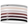 Nike Swoosh Sport Headbands 6-pack Tipped Unisexe Mehrfarbig