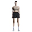 On 3 Inch Performance 2in1 Shorts Women Schwarz