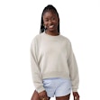 Brooks Movement Cropped Sweatshirt Dame Creme