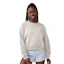 Brooks Movement Cropped Sweatshirt Femme Crème
