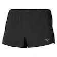 Mizuno Tech Light 1.5 Inch Split Shorts Homme Schwarz