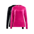 Craft Core 2-pack Baselayer Shirt Femme Mehrfarbig