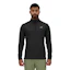 New Balance Space Dye Quarter Zip Shirt Men Black