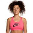 Nike Swoosh Medium-Support Sports Bra Women Rosa