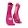 Compressport Pro Racing Socks V4.0 Run High Neon Pink