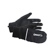 Craft Hybrid Weather Gloves Black