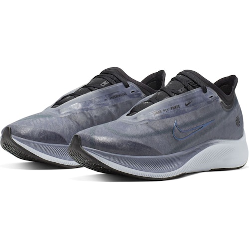 Nike Zoom Fly 3 Rise Wettkampf Laufschuhe Damen Grau