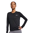 Nike Miler Shirt Women Schwarz
