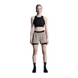 On Race Crop Top Dam Schwarz
