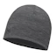 Buff Lightweight Merino Wool Hat Solid Grey Grå