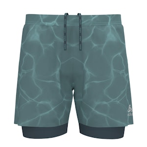 Odlo Zeroweight 5 Inch Print 2in1 Short Homme