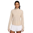 Nike Trail Dri-FIT Half Zip Mid Layer Dame Creme