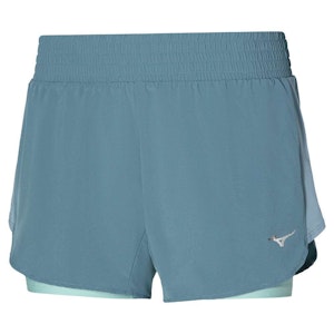 Mizuno 4.5 Inch 2in1 Short Damen Mizuno 4.5 Inch 2in1 Short Damen