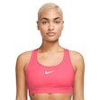 Nike Swoosh Medium-Support Sports Bra Women Rosa