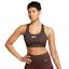 Nike Swoosh Medium-Support Sports Bra Women Brown