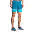 Brooks High Point 7 Inch 2-in-1 Short Herren Blau