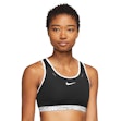 Nike Dri-FIT Swoosh On The Run Lightly Lined Bra Women Schwarz