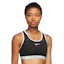 Nike Dri-FIT Swoosh On The Run Lightly Lined Bra Dame Sort
