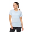 Salomon Cross Run T-shirt Dame Blau