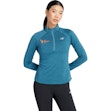 New Balance Athletics Heat Grid Half Zip Shirt Damen Blue