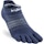 Injinji Run Lightweight No-Show/Coolmax Socks Dam Blau