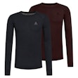 Odlo Active Warm Eco Baselayer Shirt 2-Pack Homme Mehrfarbig