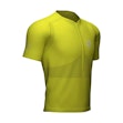 Compressport Trail Half Zip Fitted T-shirt Men Gelb