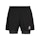 Odlo Zeroweight 5 Inch 2-In-1 Short Homme Black