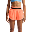 Nike Tempo Flow Swoosh Dri-FIT Mid-Rise Shorts Women Orange