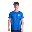 SAYSKY Zig Zag Combat T-shirt Herr Blau