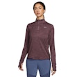 Nike Dri-FIT Swift Element UV Half Zip Shirt Damen Rot
