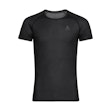 Odlo Baselayer Active F-Dry Light T-shirt Herre Schwarz