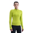 Nike Swift Therma-FIT ADV reflective Half Zip Shirt Dame Limonengrün