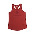 SAYSKY Logo Combat Pro Singlet Damen Rot