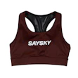 SAYSKY Logo Combat Sports Bra Women Red