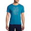 Brooks Distance T-shirt 2.0 Herren Blau